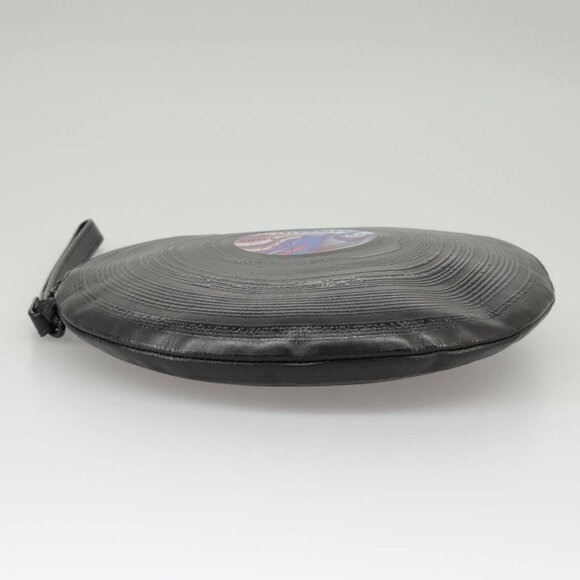 LOUIS VUITTON Disc Pouch Leather Black M81777 LV Auth 98260SA - Picture 7 of 15